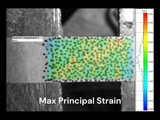 Digital Image Correlation (DIC) Strain Fields from Tensile Failure of 3M Tape