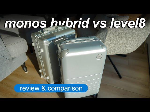 MONOS vs LEVEL8 LUGGAGE REVIEW: Hybrid Carry On vs Gibraltar Aluminum Carry On (Not-sponsored)