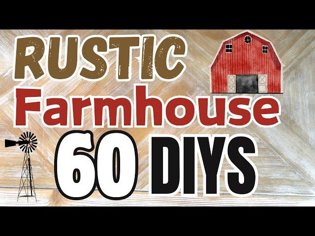 60 Must See Rustic Farmhouse DIY Crafts You Will Love