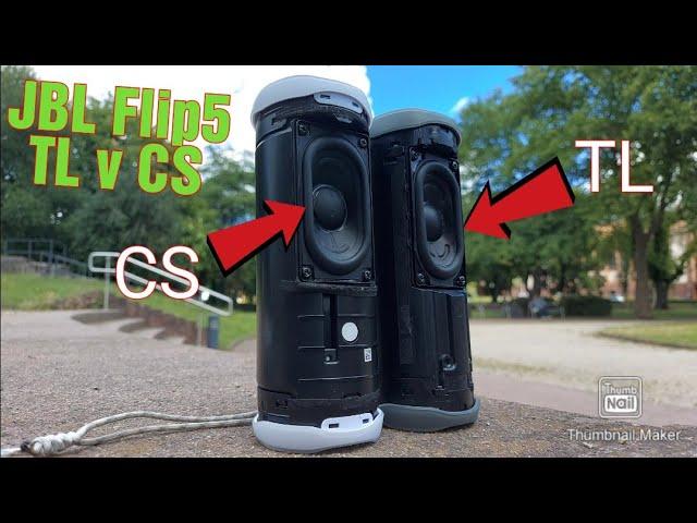 JBL Flip 5 (TL)grey) vs (CS)white) - funny Bass test 