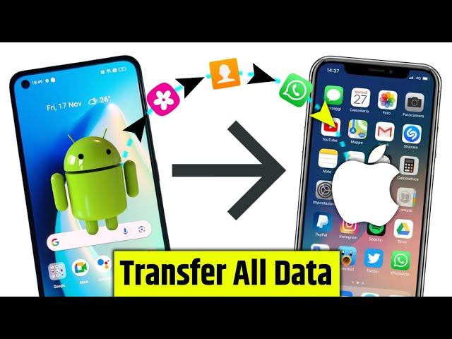 Android Se iPhone Me Data Transfer Kaise Kare | How To Transfer Data From Android To iPhone 2024
