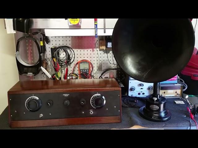 Crosley Trirdyne 1121 playing with a Thompson H-3 speaker