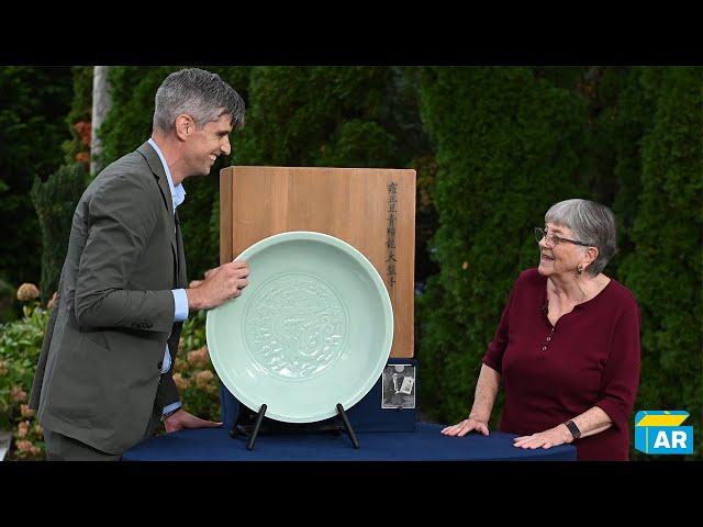 Best Moment: Chinese Imperial Celadon Charger, ca. 1730 | ANTIQUES ROADSHOW | PBS