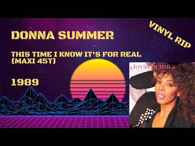 Donna Summer – This Time I Know It's For Real (1989) (Maxi 45T)