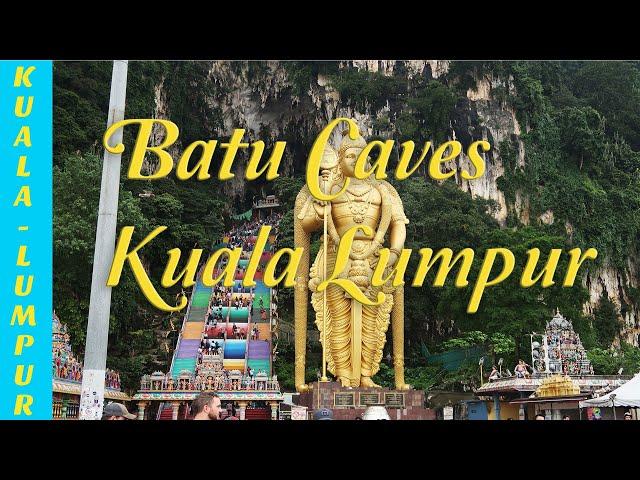 Batu Caves Kuala Lumpur-How To Get There With The Monorail And KTM Komuter Train -Walk Through Caves