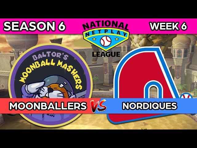 National Netplay League Season 6 Week 6: Baltor's Moonball Mashers vs Plovely's Nordiques