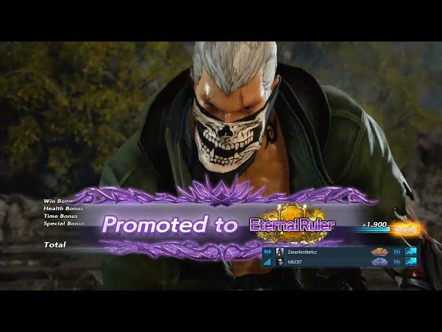 TEKKEN 7 - Online Road To Tekken God Prime MAX Rank #1