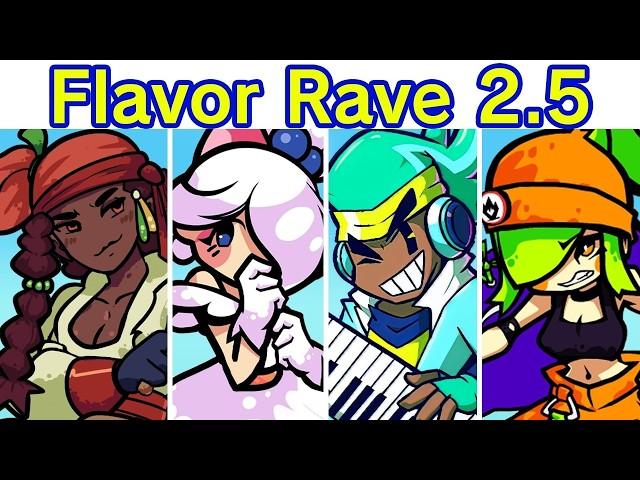 Friday Night Funkin' Flavor Rave V2.5 [CANNED BUILD] Sweet & Sour | New Songs (FNF Mod)