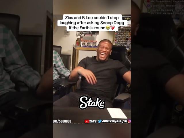 Zias and B Lou couldnt stop laughing after asking Snoop Dogg if the Earth is roundzias ziasclips