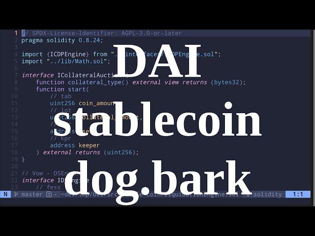 dog.bark | Rewrite DAI stablecoin | part 15