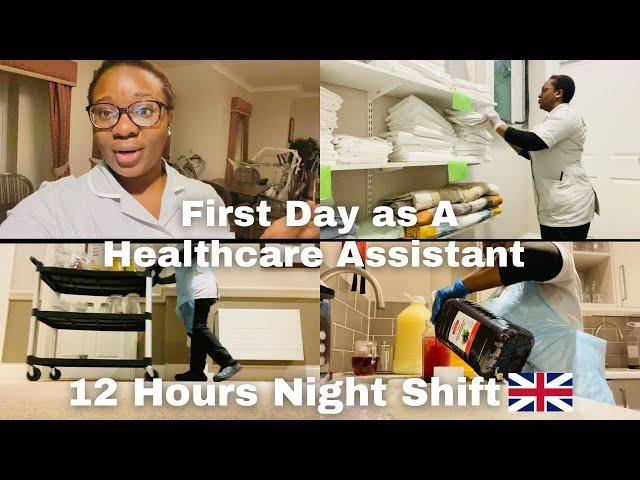 My First Day At Work as A Healthcare Assistant in the UK / UK Care Home Experience