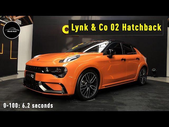 LYNK & CO 02 Hatchback Frist Look, 254 PS/350 Nm, 8AT and 6.2 Seconds!