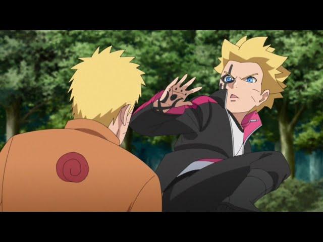 Karma Boruto Vs Naruto Full Fight l Boruto Episode 196