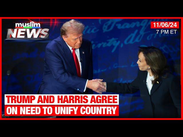 Trump And Harris Agree On Need To Unify Country | US Election News | Nov 6 2024