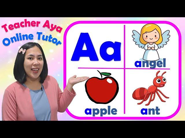 Learn the alphabet | ABC lesson for kids | Teacher Aya Online Tutor