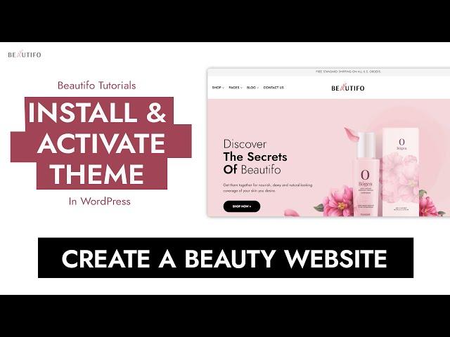 How to Install WordPress Theme | Create Beauty Cosmetics Store in WordPress | Themelexus