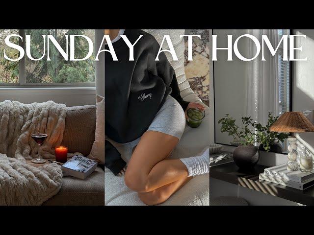 COZY SUNDAY AT HOME | self-care reset, embracing change, reformation haul & my winter TBR!