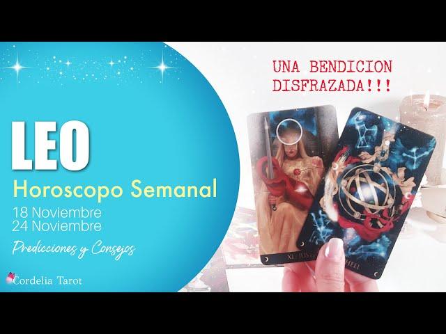 ⭐️LEO! ESTO TE DEJARA SIN ALIENTO... SEMANA TREPIDANTE!!  Horóscopo / Tarot Semanal Cordelia