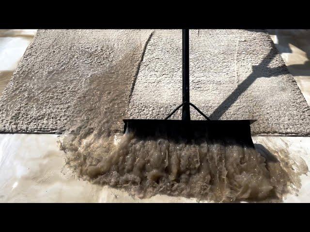 Satisfying scraping compilation of dirty Plain White rugs (Pt. 3)