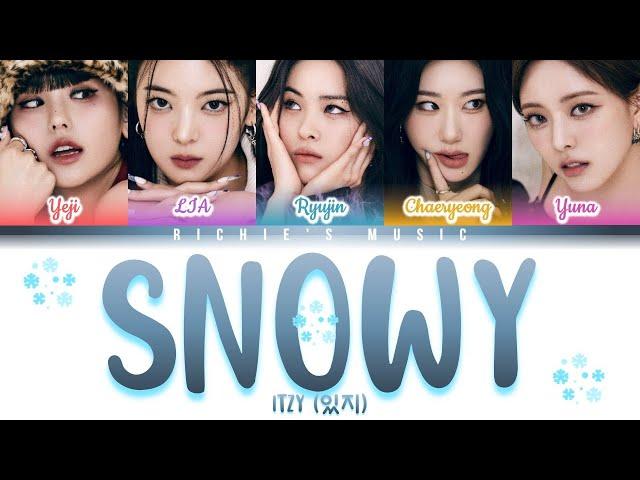 ITZY (있지) - Snowy [Color Coded Lyrics Han|Rom|Eng]