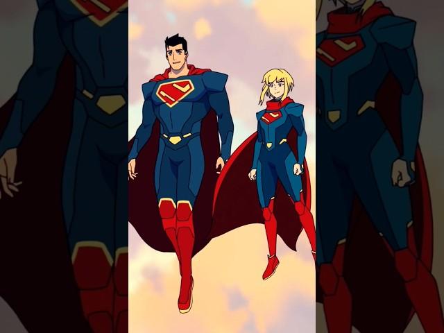 Superman and Supergirl are off to save the day with Lois and Jimmy