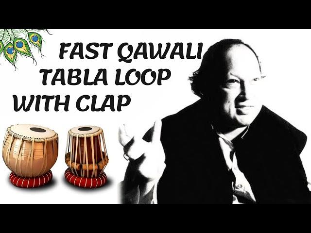 Fast Qawali Tabla Loop || Keherwa Taal Loop || Ustad NFAK Qawali Tabla Loop