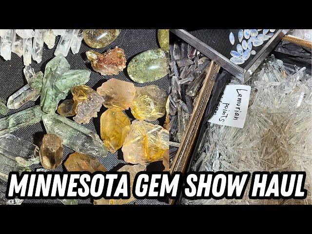 Minnesota Wholesale Gem Show Haul/Crystal Unboxing, Crystals Available for Sale!