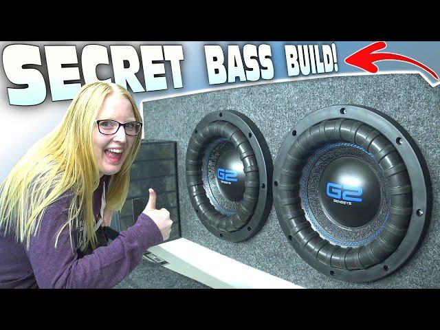 SURPRISE Car Audio Install w/ My Girlfriend's NEW RIDE!!! How To Build a Ported 10" G2 Subwoofer Box