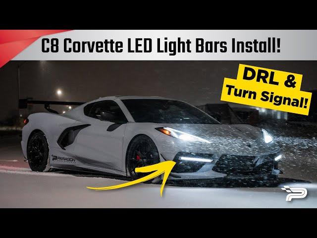 C8 Corvette LED Light Bar Install! - Paragon Performance