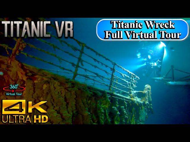 Virtual Tour of the Titanic Wreck | See What Remains | Full Tour | Enhanced Graphics | 4K