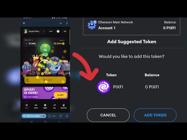 How to Add Pixel Token in Metamask | #pixelverse #pixel