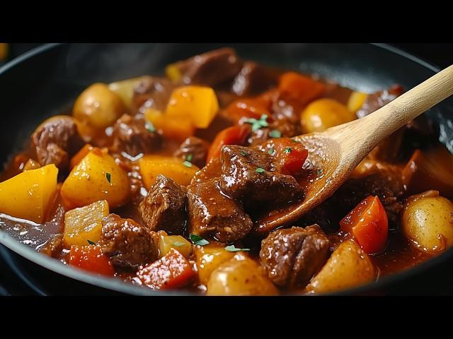 Beef that just melts in your mouth! This is the most delicious stew you've ever tasted!