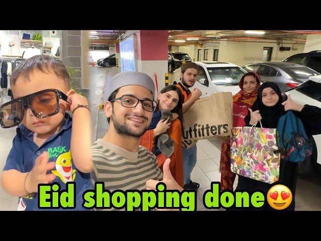 Finally Eid shopping hogai  | lekin Basil Jo tang kiya hame