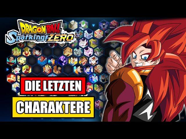 NUR NOCH 50 CHARAKTERE! So wird das finale DRAGON BALL SPARKING ZERO Roster aussehen!