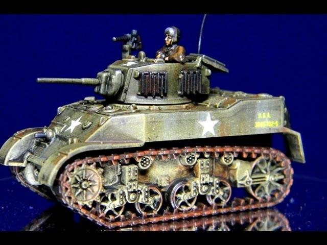 How to Paint 15mm US Stuart Tanks for Battlefront FoW