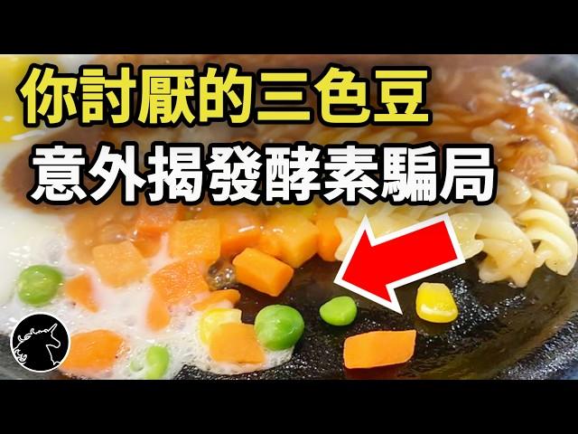 大家討厭的三色豆，起源與製作方式意外揭發酵素產品的騙局! 冷凍蔬菜 玉米青豆胡蘿蔔 酵素飲 夜市牛排 平價牛排 廉價牛排 地攤牛排