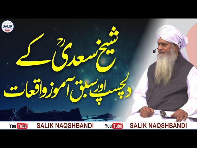 Sheik Saadi Aur Akabar ky Sabaq Amooz Waqiaat || Peer Zulfiqar Ahmad Naqshbandi DB