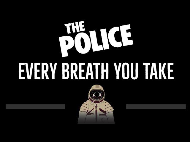 The Police • Every Breath You Take (CC)  [Karaoke] [Instrumental Lyrics]