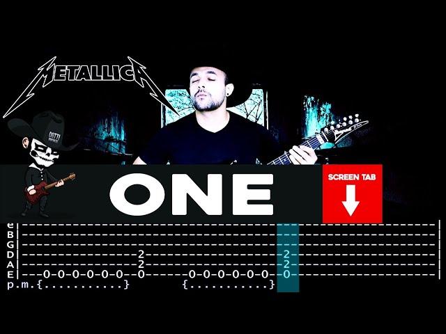 【METALLICA】[ One ] cover by Masuka | LESSON | GUITAR TAB