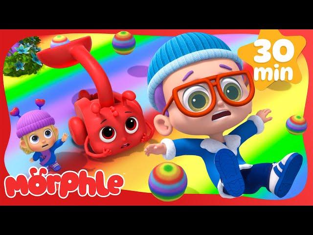 Rainbow Santa vs Colorful Morphle!  | BRAND NEW | Christmas Cartoon Marathon