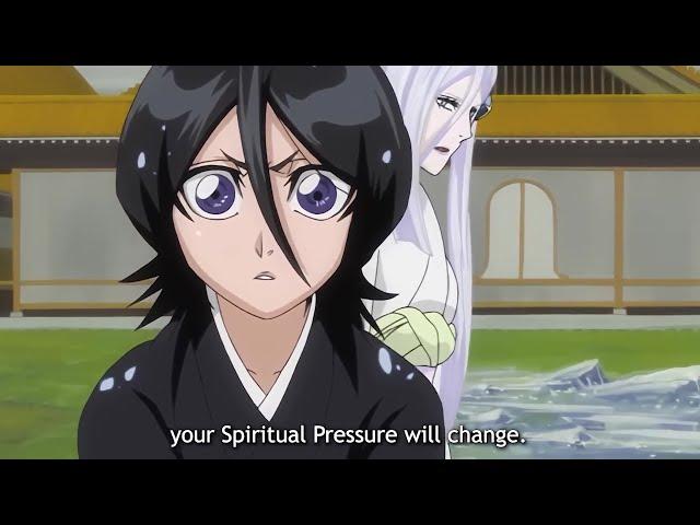 Rukia VS Her Zanpakuto Sode no Shirayuki English Sub