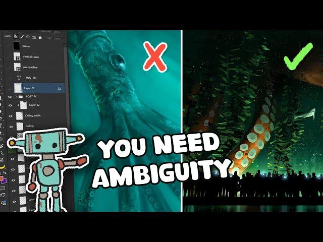 How I made my art scarier using 3 techniques