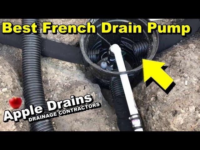 Best Pump, French Drain, Crawl Space or Yard Drain. by Apple Drains, Drainage Contractor