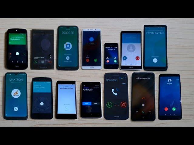 13 Android Phone Collection incoming calls MIX#1