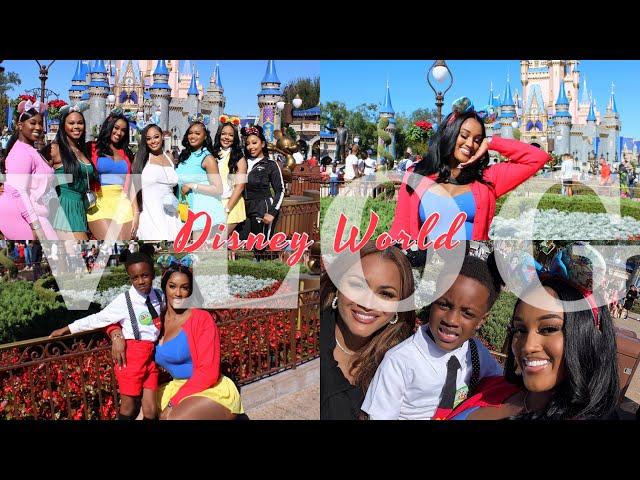 VLOGMAS DAY 1 | WE DRESSED UP AS DISNEY PRINCESSES & WENT TO DISNEY WORLD !