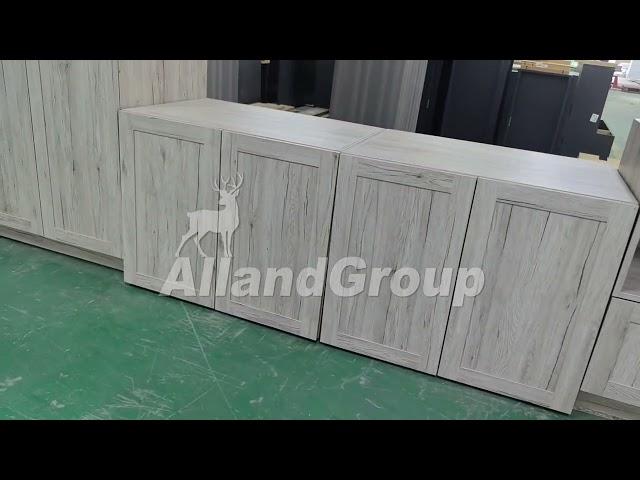 AllandCabinet Melamine Shaker Panel Kitchen Cabinet