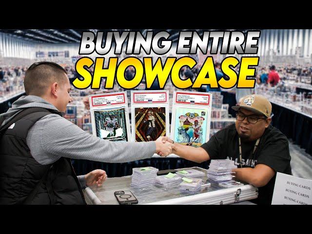 Buying a Dealers ENTIRE SHOWCASE At The Dallas Card Show 