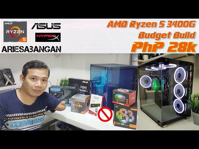 Php 28K AMD Ryzen 5 3400G Budget Build | Client Build Edition | ARIESABANGAN