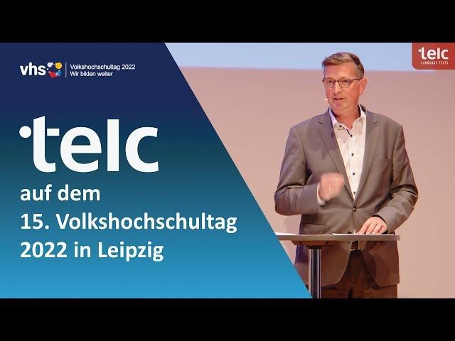 telc auf dem 15. Volkshochschultag 2022 in Leipzig