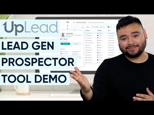 UpLead Prospector Platform Overview and Tutorial | Easy B2B Lead Generation Software